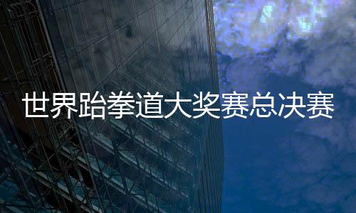 世界跆拳道大奖赛总决赛中国队1金1银收官