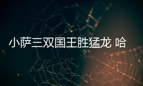 小萨三双国王胜猛龙 哈登18+4+6快船大胜76人