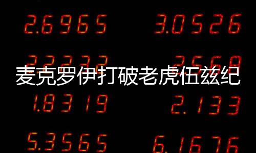 麦克罗伊打破老虎伍兹纪录 成500周世界前十最年轻球员